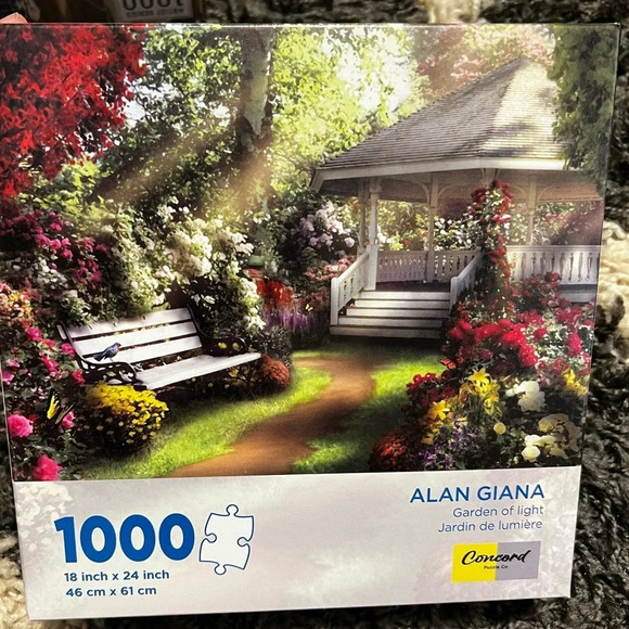 NIB Garden of Light by Alan Giana - 1000pc. Jigsaw Puzzle - Picture 1 of 4